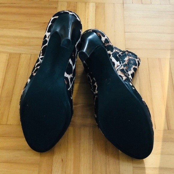 Leopard Print Heidi Klum Ankle Boots shoe - Picture 7 of 11